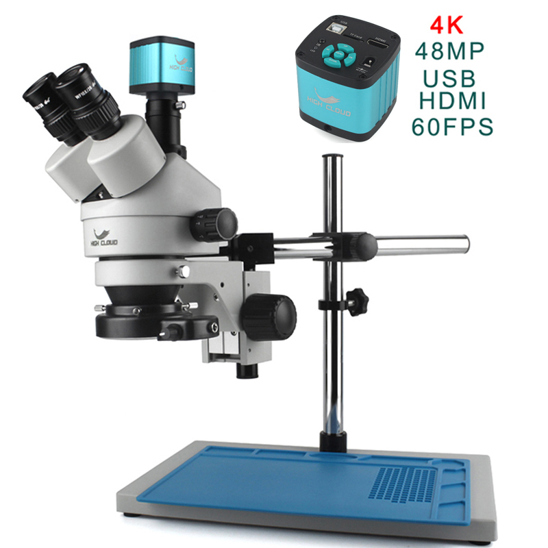 Simul-Focal Industrial Microscope 4K Hdmi - 4K 48MP HDMI Camera Set 3.5X
