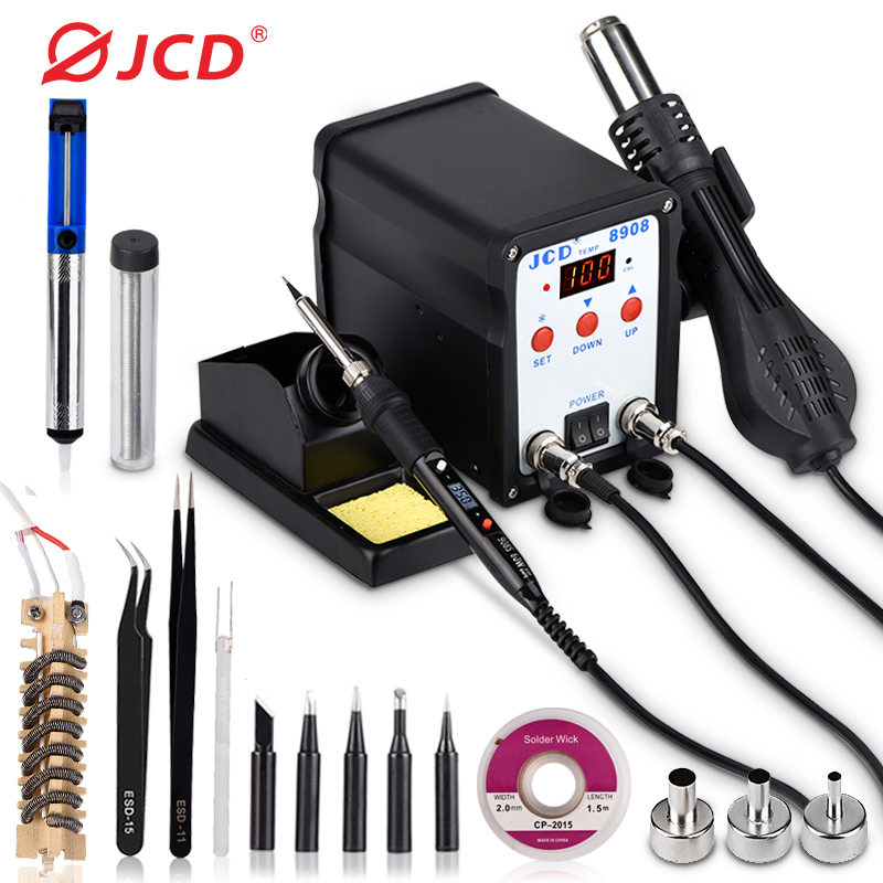 2 In 1 Soldering Rework Station 750W - JCD Bộ Hàn 2 Trong 1