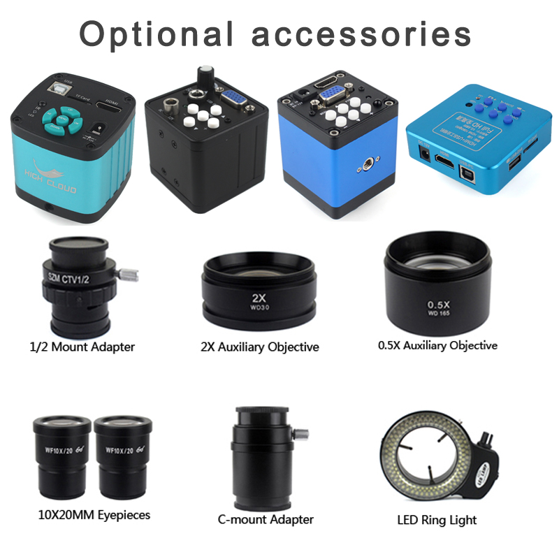 4K 48MP HDMI Camera Set 3.5X 9 - đánh giá và giá Simul-Focal Industrial Microscope 4K Hdmi