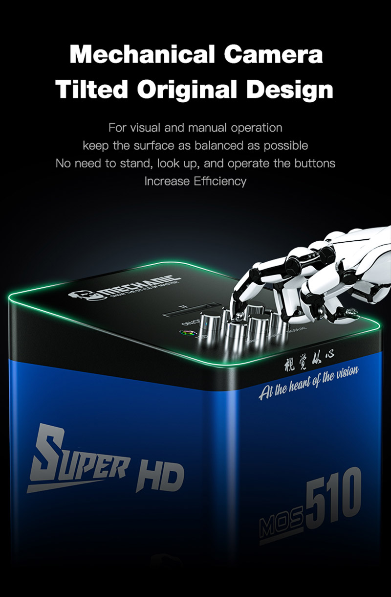 MECHANIC Industrial Microscope - đánh giá và giá 4K Microscope Camera Sony Sensor