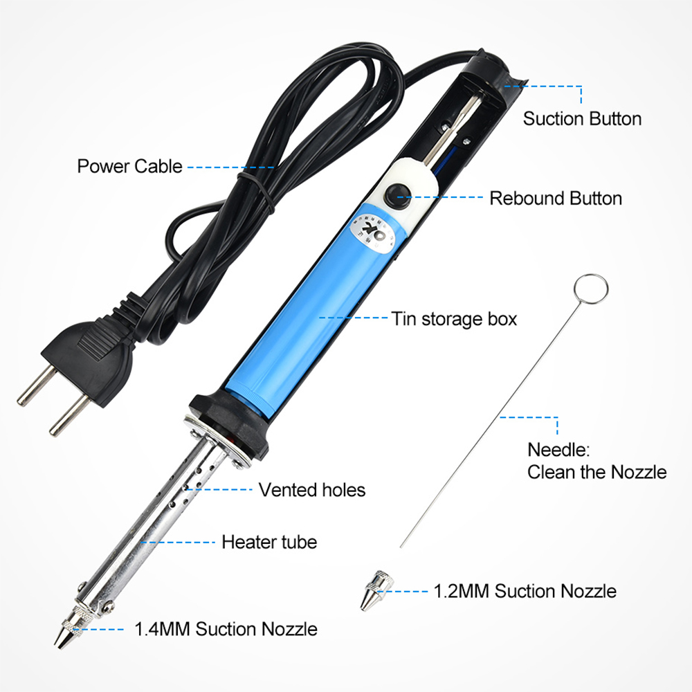 AC 110V/220V Electric Tin Suct - đánh giá và giá Desoldering Pump Electric Vacuum Station