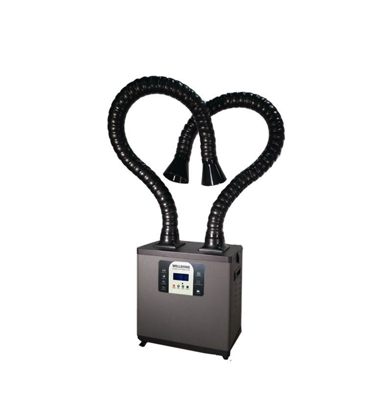 C200Y Portable High Power Dual - đánh giá và giá Fume Extractor Soldering Dual Arm