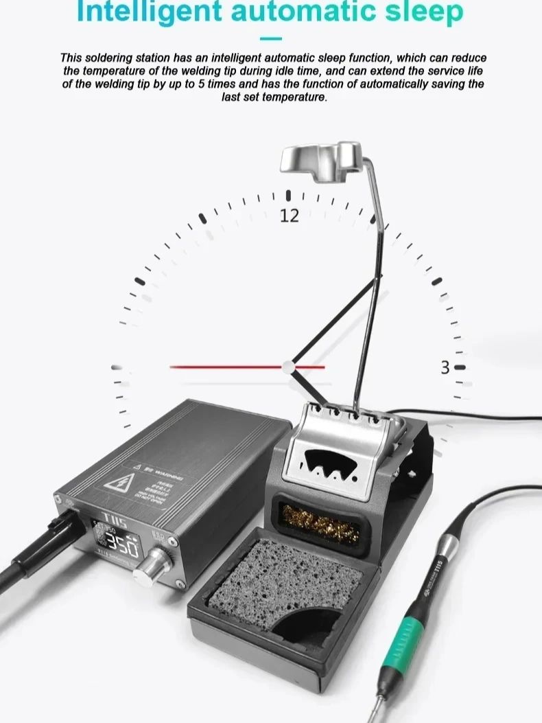 OSS T115 Micro Nano Electric S - đánh giá và giá C115 Nano Soldering Iron Station