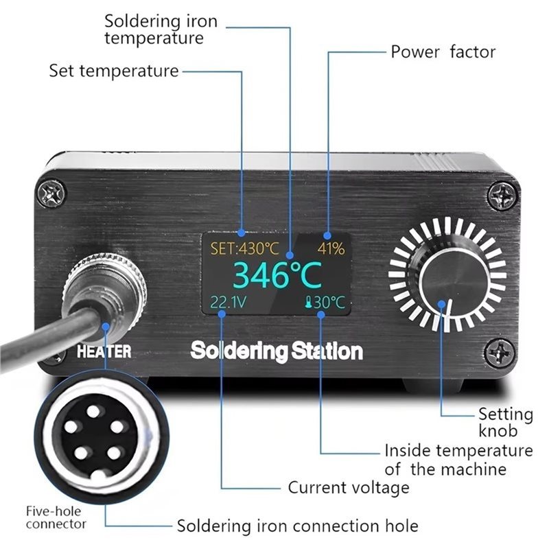 AB11-T12 For Home Repairing So - đánh giá và giá T12 Soldering Station Oled
