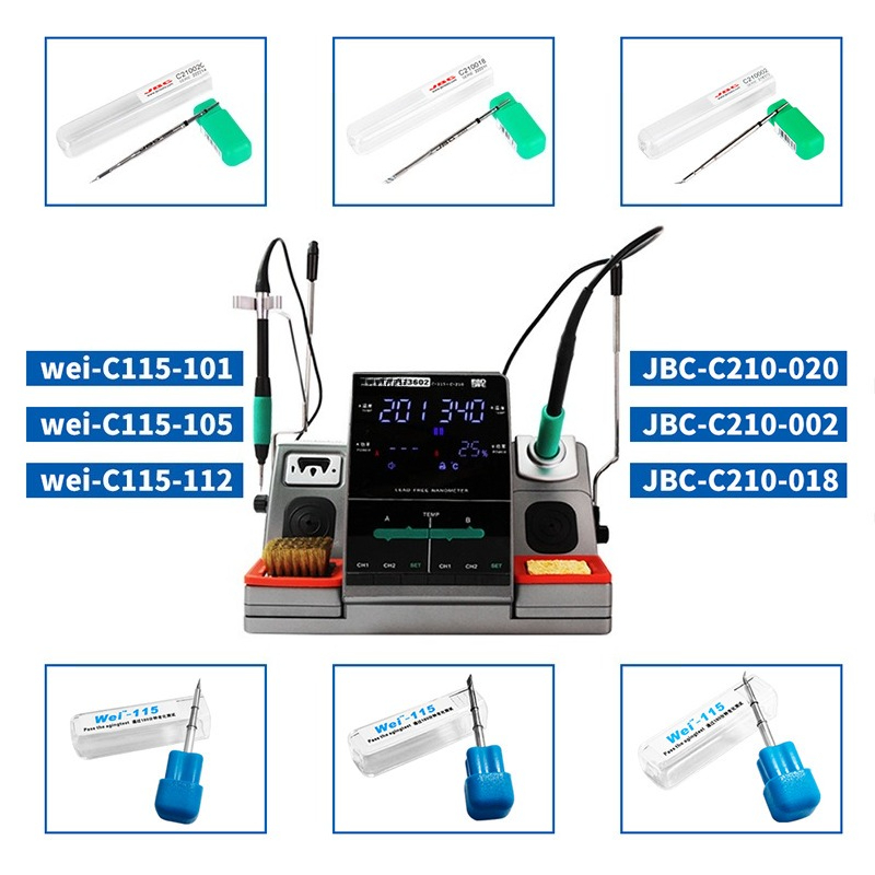 Speed T3602 nano welding table - đánh giá và giá C115 Nano Soldering Iron Station