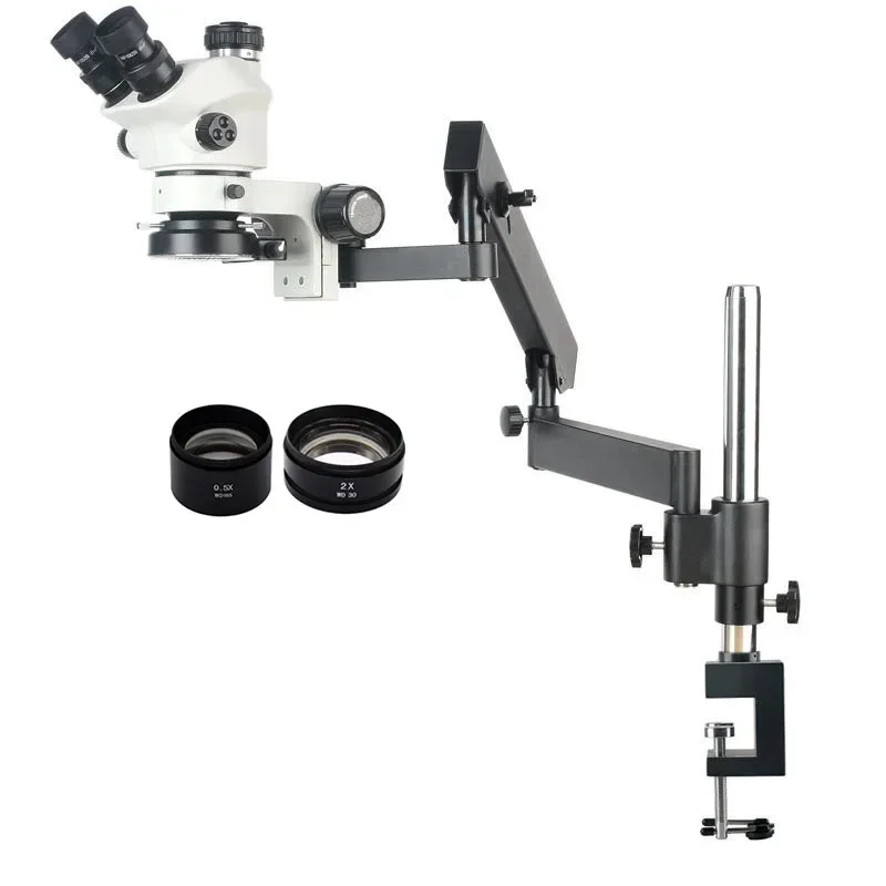2026 New 3.5X-100X Flexible Ar - đánh giá và giá Articulating Arm Boom Stand Microscope