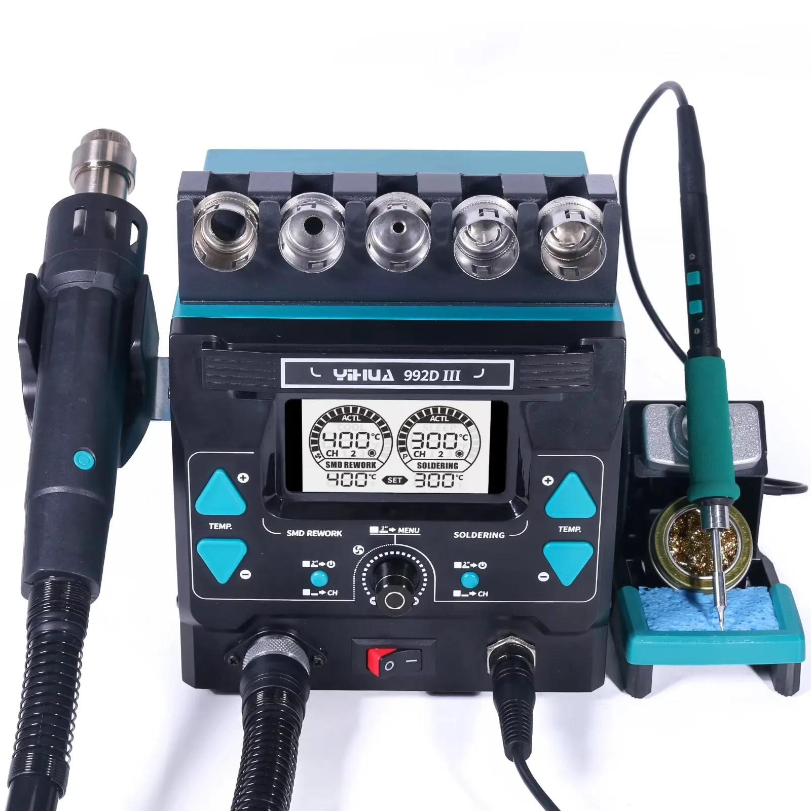 YIHUA992D-III 1000W High Power - đánh giá và giá C210 Precision Soldering Station