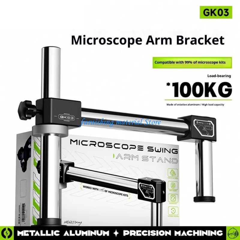 Y5GD Double Arm Boom Stand Bàn - đánh giá và giá Articulating Arm Boom Stand Microscope