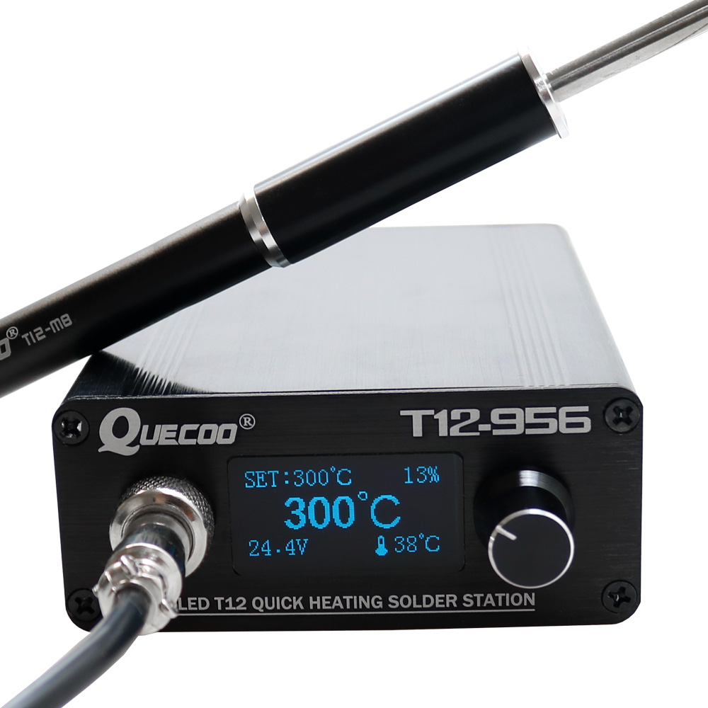 QUECOO T12-956 Soldering Digit - đánh giá và giá T12 Soldering Station Oled